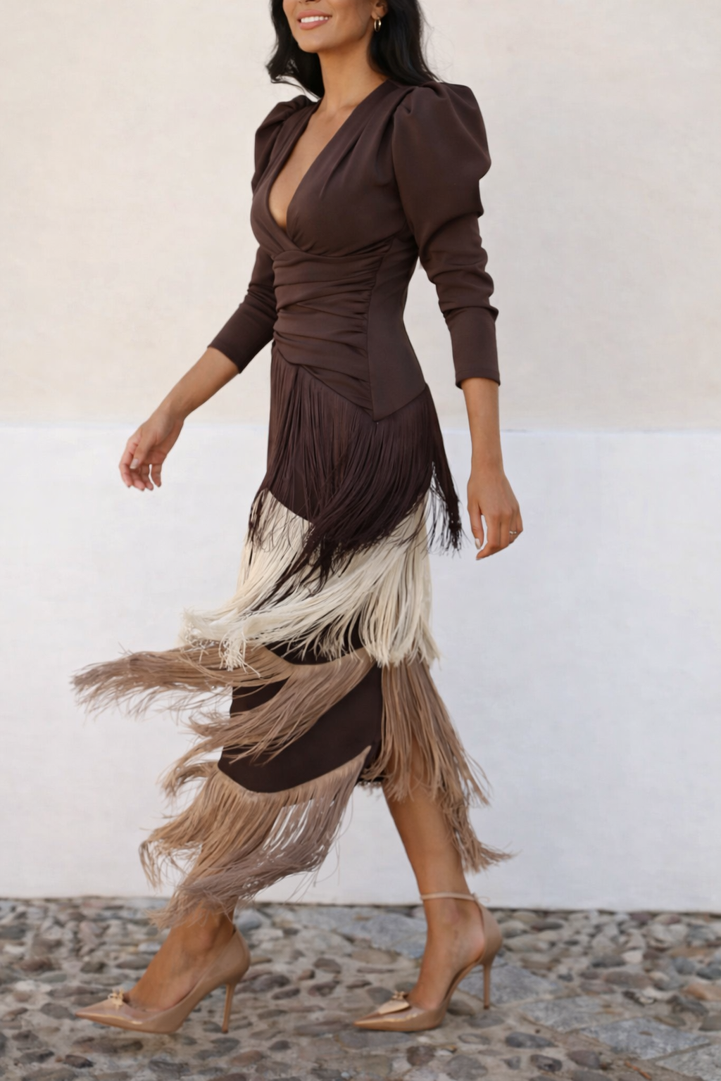 Almara | Vestido Flecos