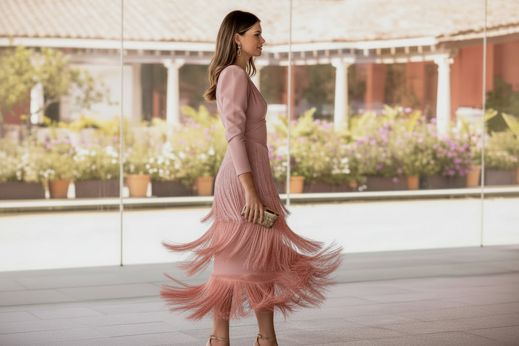 Almara | Vestido Flecos