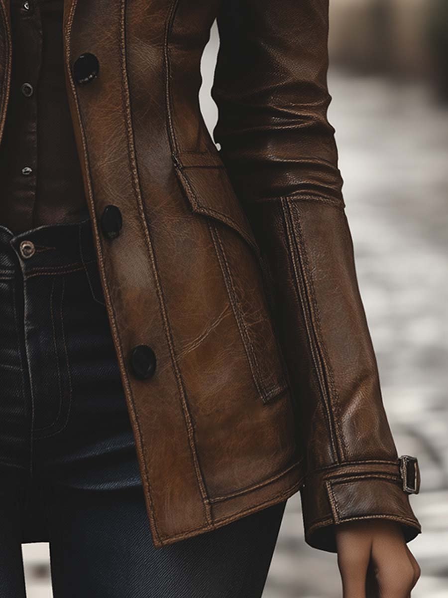 Andrea · Chaqueta Solapa con Bolsillos