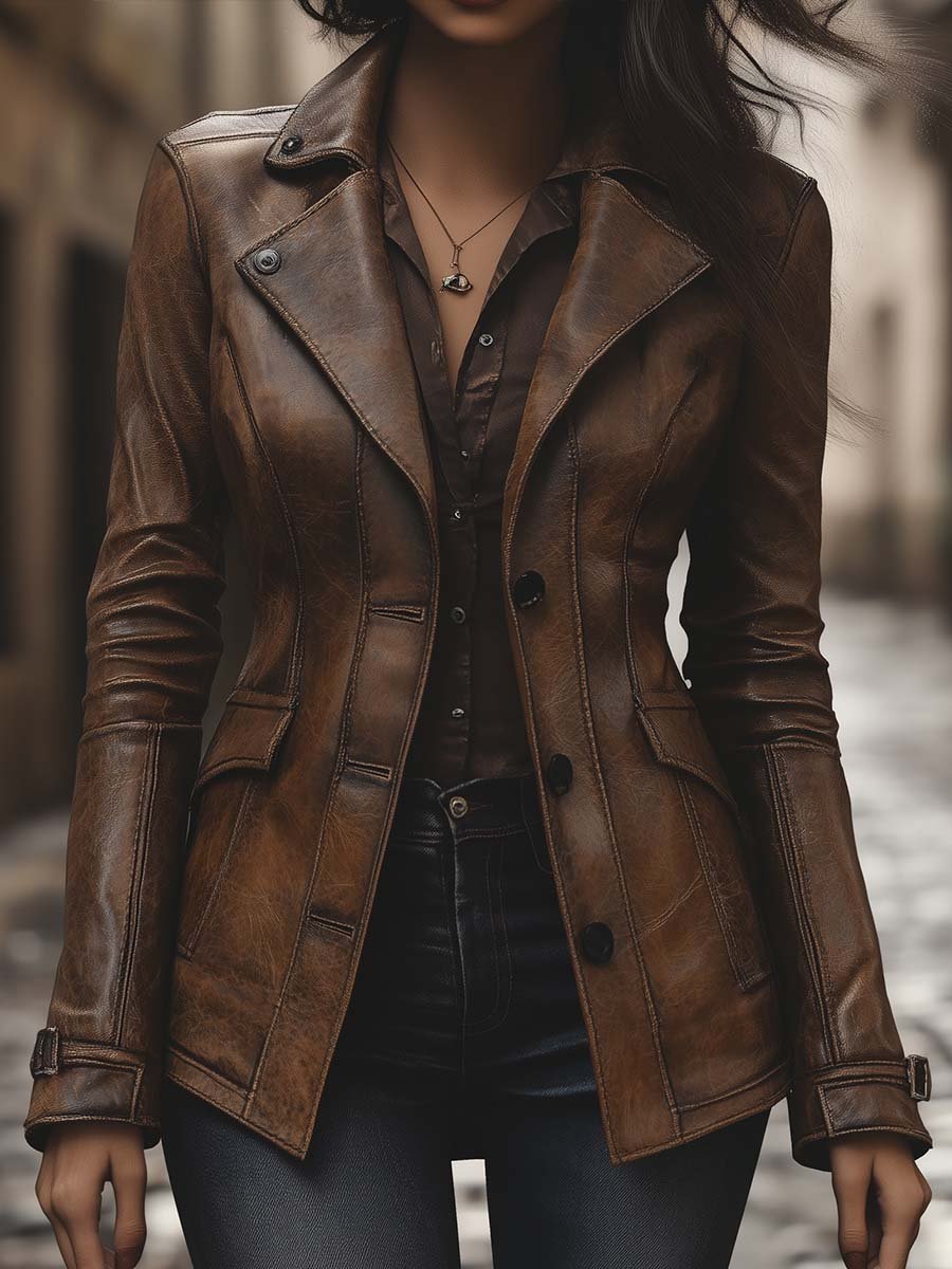 Andrea · Chaqueta Solapa con Bolsillos
